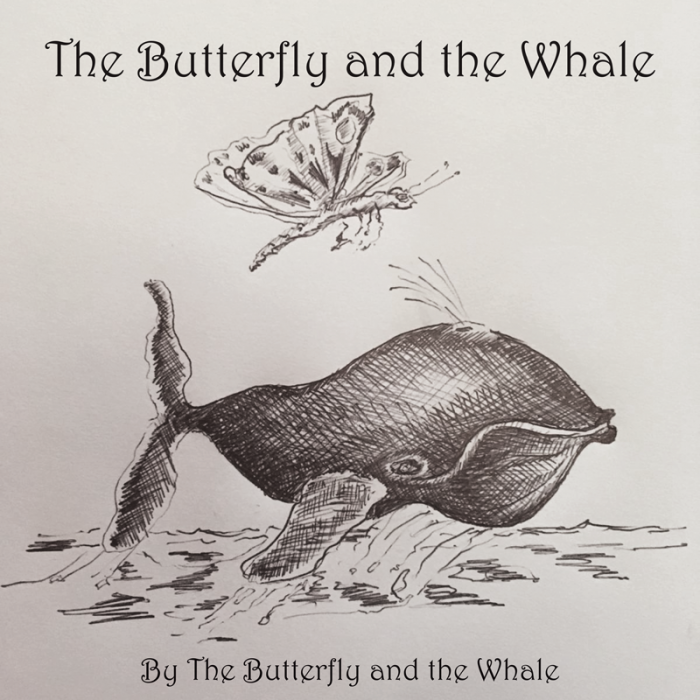 The Butterfly and the Whale album cover (drawing by Jan Enklaar)